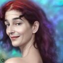 Mermaid Me – AI generated picture of me as a mystical mermaid